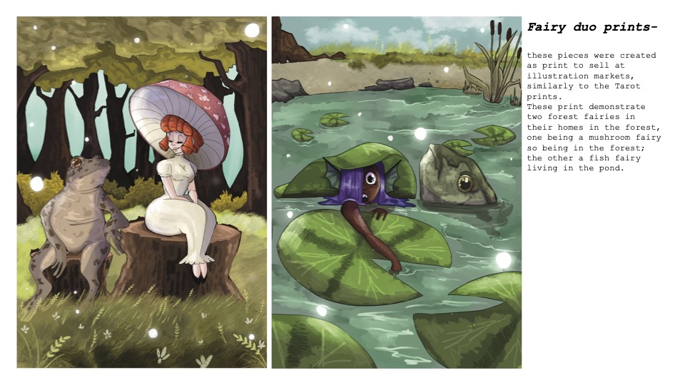 Mia Leggett Illustrator Forest Fairies Mushroom Fairy Frog Fairy